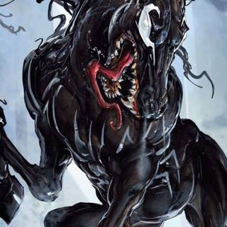 Venom horse riding wallpaper