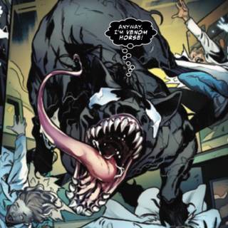 Venom horse riding wallpaper