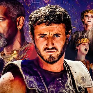 Gladiator 2 movie wallpaper