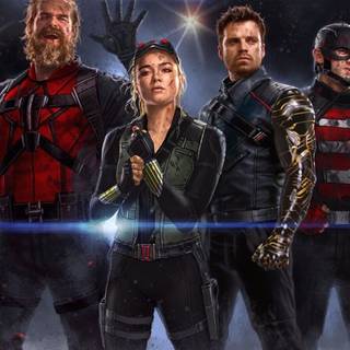 Marvel Thunderbolts 2025 movie wallpaper