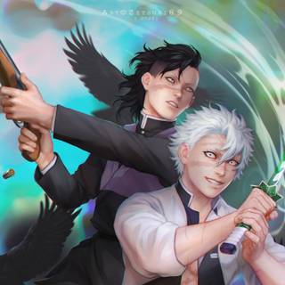 Demon Slayer Genya wallpaper