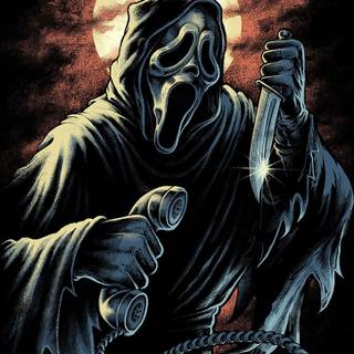 Grim Reaper and Ghostface wallpaper