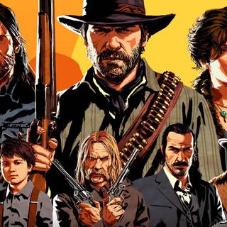 Red Dead Redemption 2 characters wallpaper