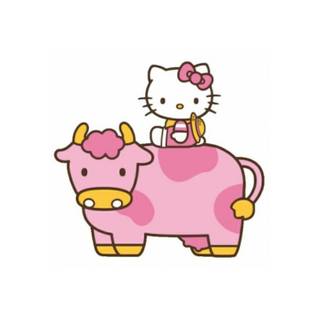 Hello Kitty cow wallpaper