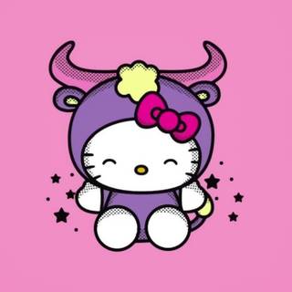 Hello Kitty cow wallpaper