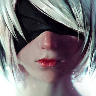 Blindfolded wallpaper