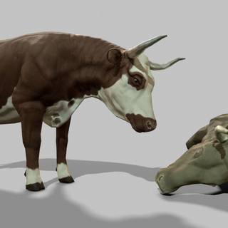 Animated cows wallpaper