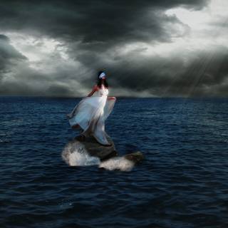 Blindfolded wallpaper