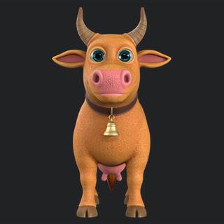Animated cows wallpaper