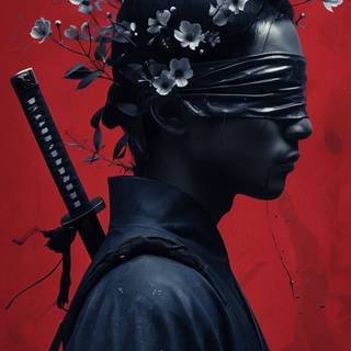 Blindfolded wallpaper