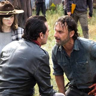 Rick vs Negan wallpaper