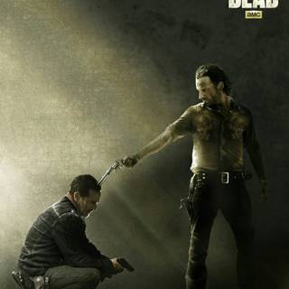 Rick vs Negan wallpaper