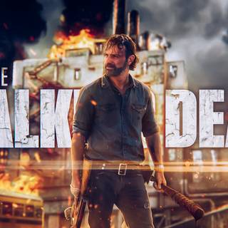 Rick vs Negan wallpaper