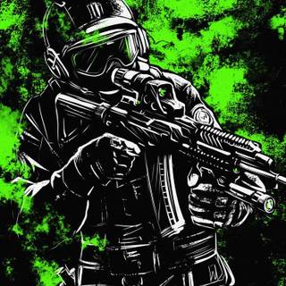 Combat iPhone wallpaper