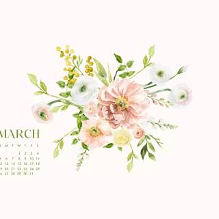 Cute spring PC wallpaper