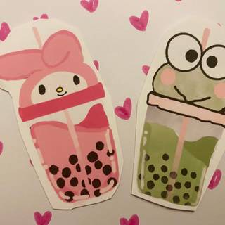 My Melody Boba wallpaper