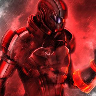 Mass Effect N7 wallpaper