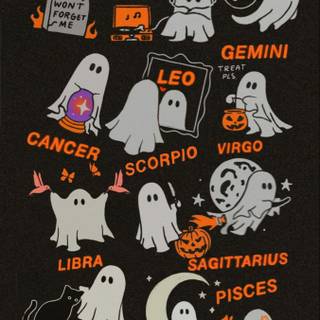 Scorpio Halloween wallpaper