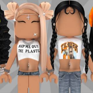 Baddie Roblox character wallpaper