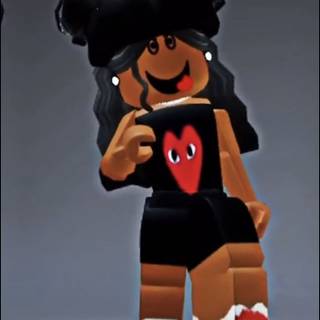 Baddie Roblox character wallpaper