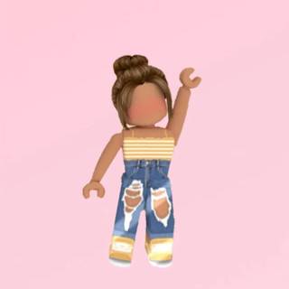 Baddie Roblox character wallpaper