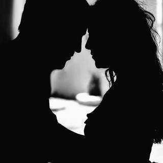 Black and white people love wallpaper