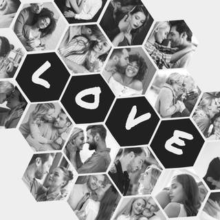Black and white people love wallpaper