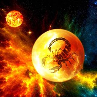 Scorpio Halloween wallpaper