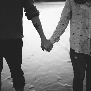 Black and white people love wallpaper