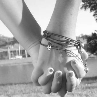 Black and white people love wallpaper