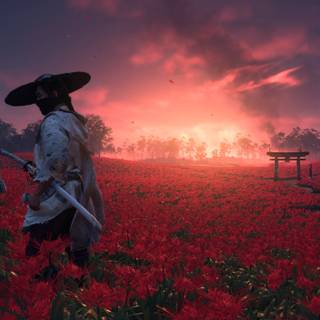 Ghost of Tsushima PS5 wallpaper