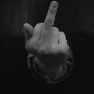 Middle finger wallpaper