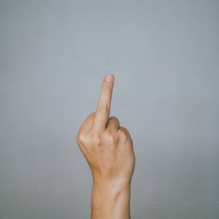 Middle finger wallpaper