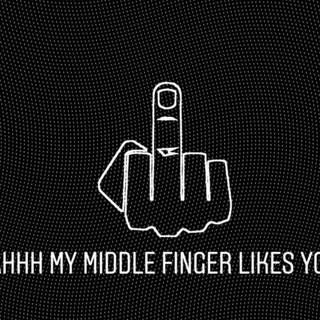 Middle finger wallpaper