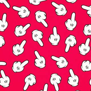 Middle finger wallpaper