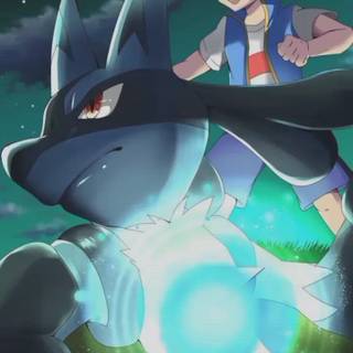 Ash Lucario wallpaper