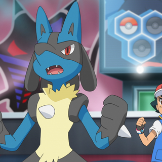 Ash Lucario wallpaper