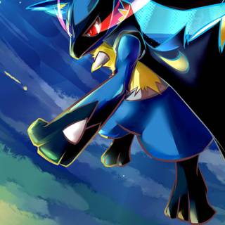 Ash Lucario wallpaper