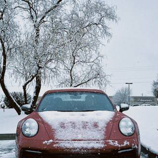 Porsche 911 winter wallpaper