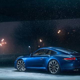 Porsche 911 winter wallpaper