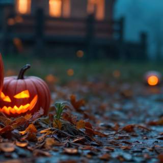 5120x1440 4k Halloween wallpaper