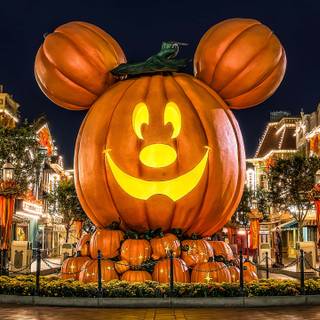 5120x1440 4k Halloween wallpaper