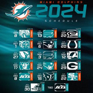Miami Dolphins 2024 wallpaper