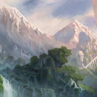 LOTR landscape wallpaper