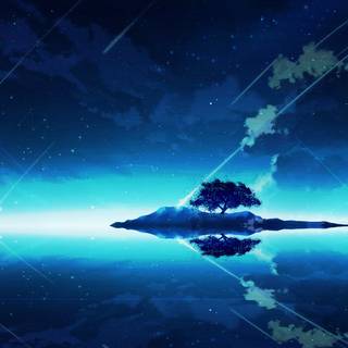 Scene style computer wallpaper