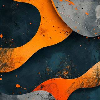 4k iPhone orange wallpaper