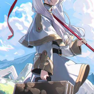 Frieren 4k phone wallpaper