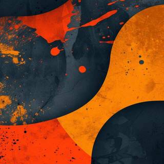 4k iPhone orange wallpaper