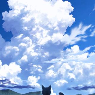 Anime 4k cat wallpaper