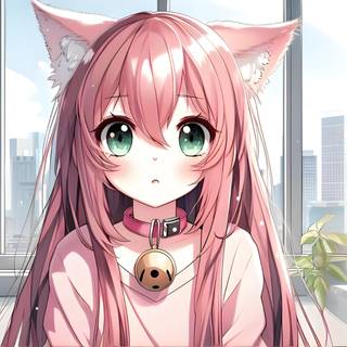 Anime 4k cat wallpaper